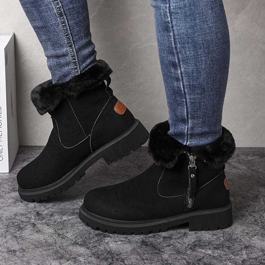 Bottes d’hiver confortables et imperméables