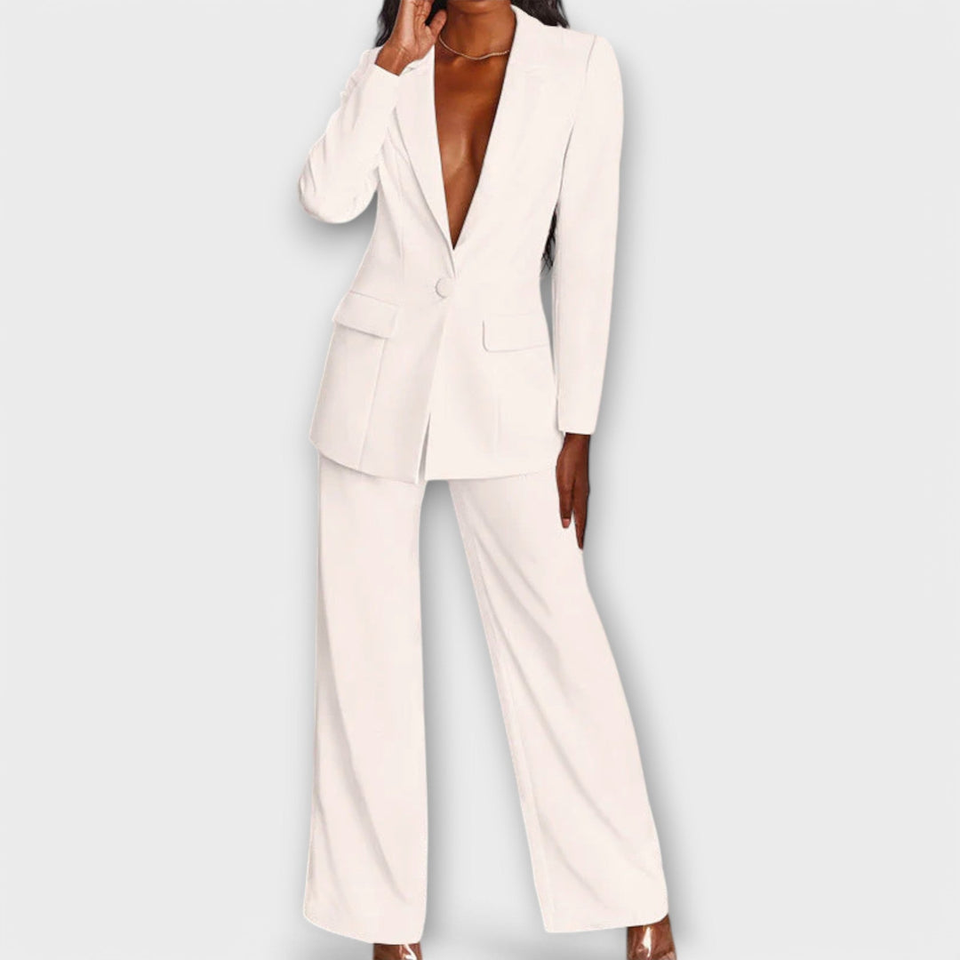 Ensemble Blazer Élégance Sur-Mesure Isla™
