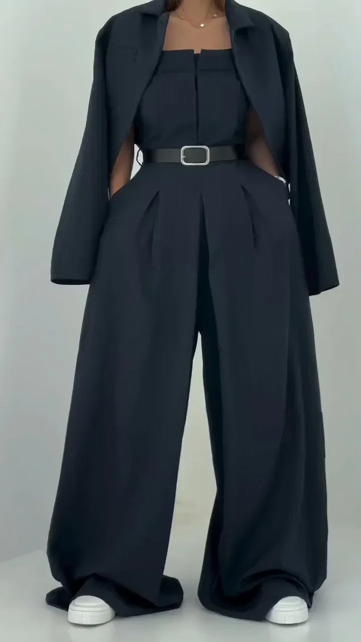 Eclat™ -Ensemble Femme Bustier + Veste – Style Élégant & Tendance