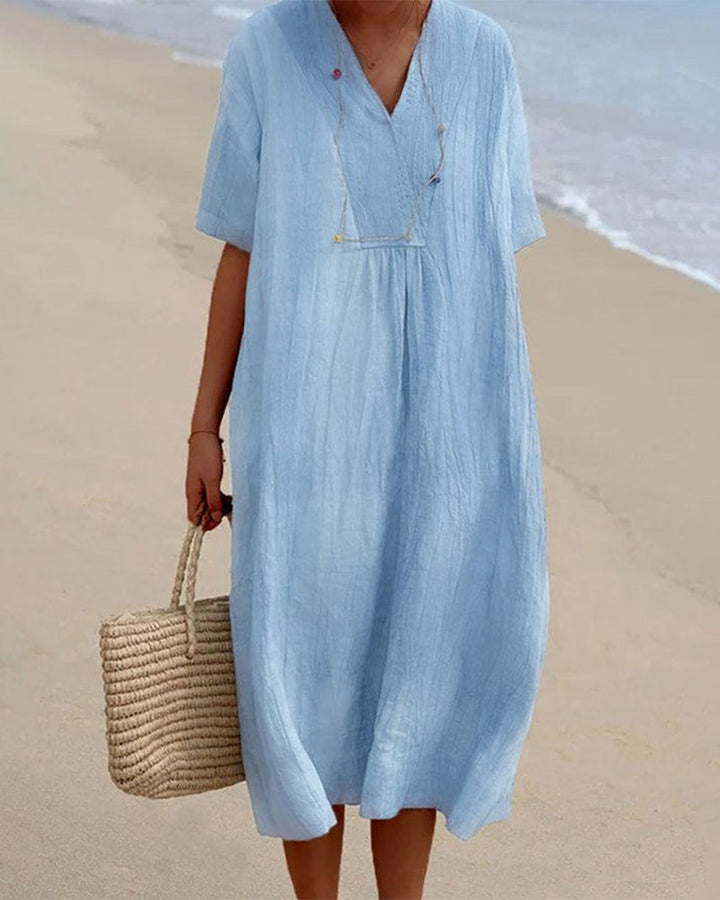 Thalassa™ - Robe décontractée à col en V