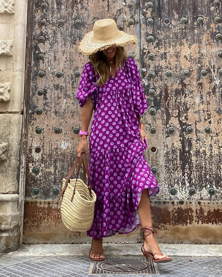 ZAIRA | Robe imprimée de saison