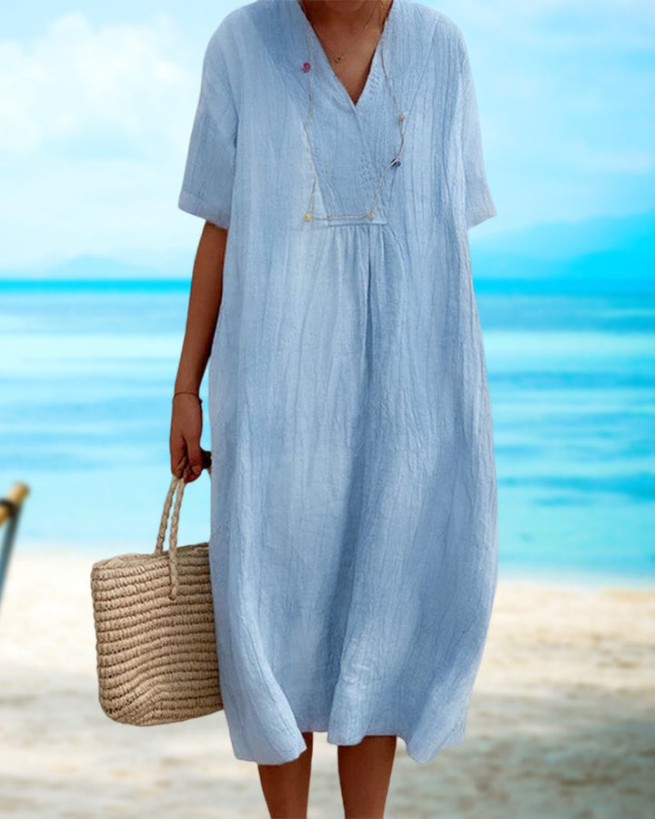 Thalassa™ - Robe décontractée à col en V