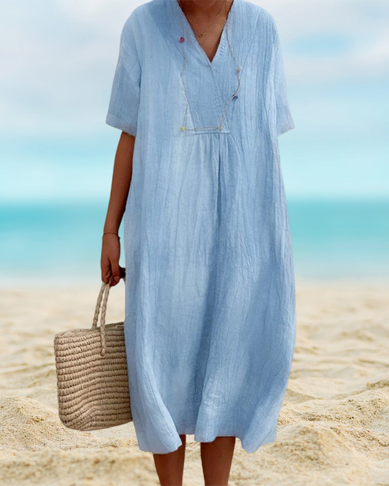 Thalassa™ - Robe décontractée à col en V
