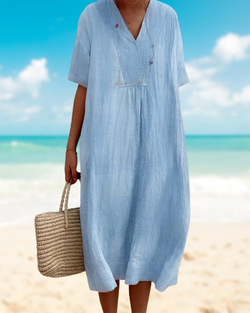 Thalassa™ - Robe décontractée à col en V