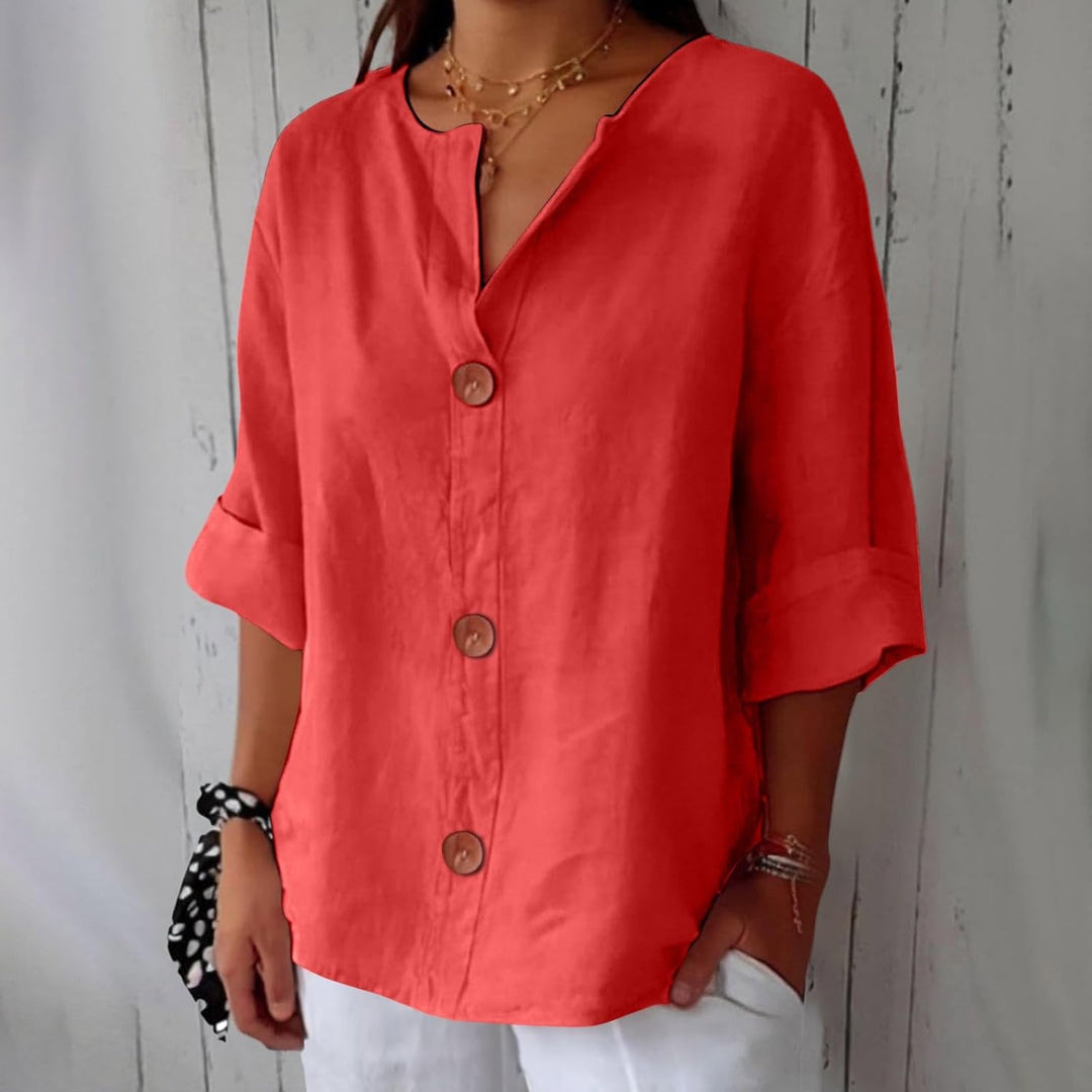 Krista™ | Chemise en lin légère et aérée