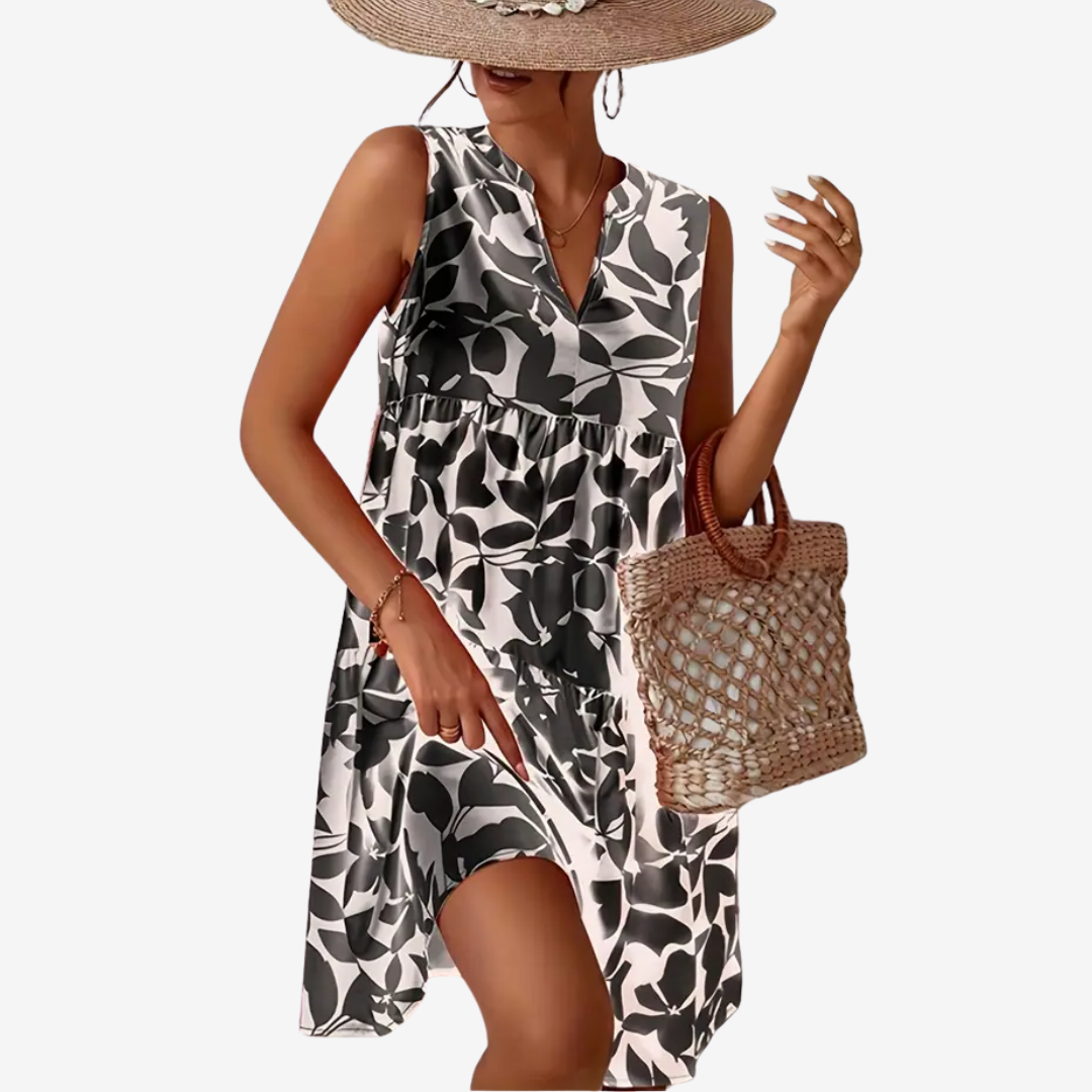 Noréa™ Midi Évasée Fleurie
