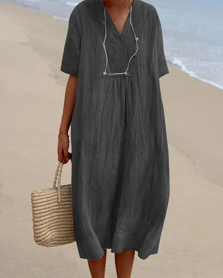 Thalassa™ - Robe décontractée à col en V
