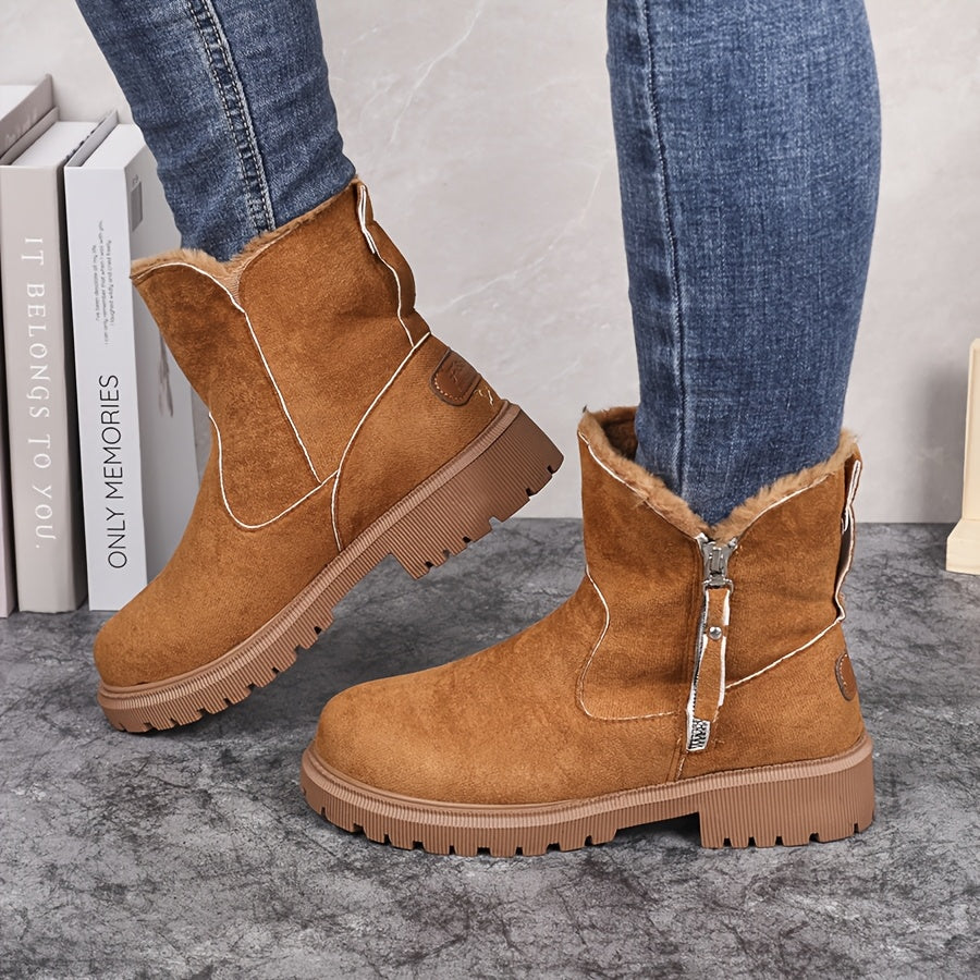 Bottes d’hiver confortables et imperméables