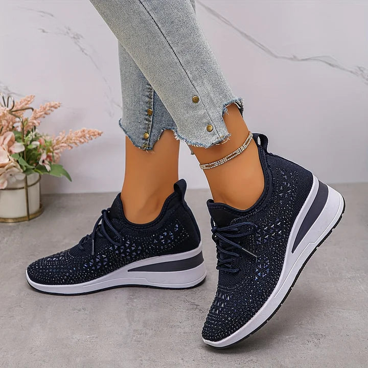 Élodie – Baskets scintillantes à allure raffinée