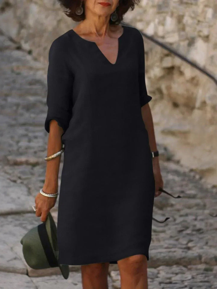 Beth™ - Robe décontractée à col en V