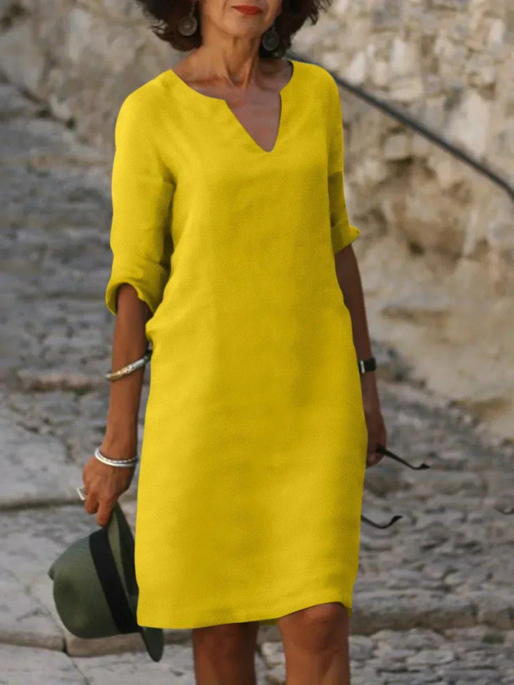 Beth™ - Robe décontractée à col en V