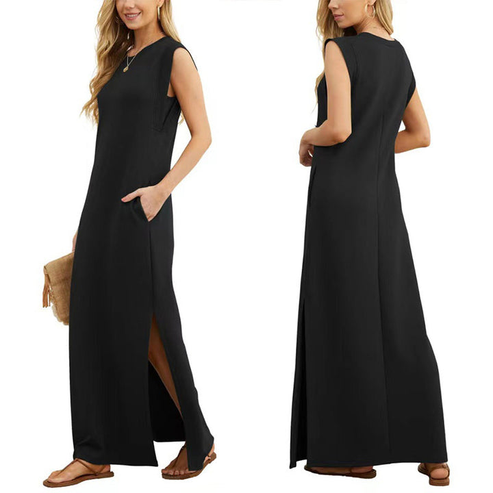 Yllona™ - Robe maxi décontractée sans manches