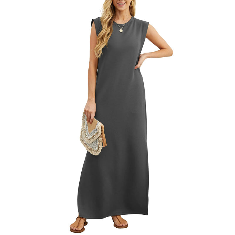Yllona™ - Robe maxi décontractée sans manches