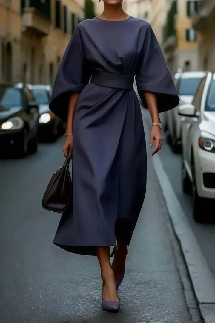 Margaret - Elegant Dress With Belt